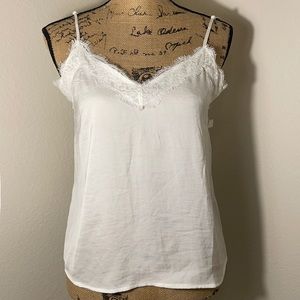 Nordstrom BP White Lace Camisole